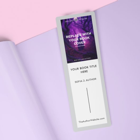 Lesezeichen für Autor-Werbebücher Mini Visitenkarte