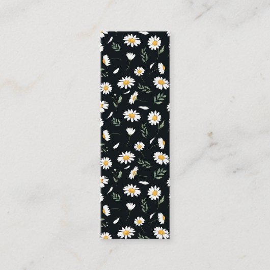 Lesezeichen für Buchliebhaber: Sonnenblumen Telefonnummerkarte (Vorderseite)