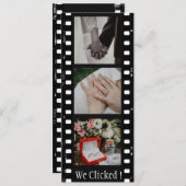 Lesezeichen für den benutzerdefinierten QR-Code Fi Save The Date (Vorne/Hinten)