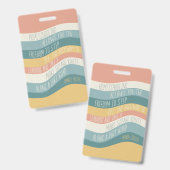 Lesezeichen für die Bildung von Homeschoools Ausweis (Vorder- & Rückseite)