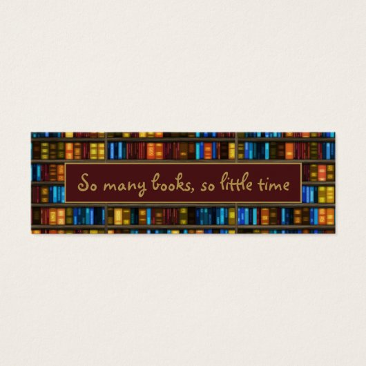 Lesezeichen für die virtuelle Bibliothek (Vorderseite)