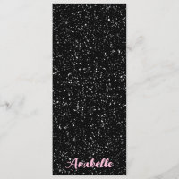 Lesezeichen für personalisierte Schwarz-Weiß-Speck