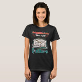 Lesezeichen für Quitters Book Reading T-Shirt (Vorne ganz)