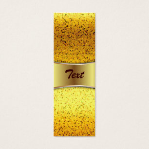 Lesezeichen-Geschäfts-Karten-Glitzer-Grafik-Gold