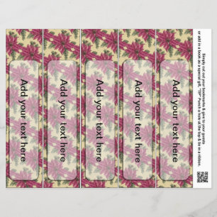 Lesezeichen Geschenke für Feiertags-Partygeschenke Flyer