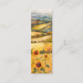 Lesezeichen-Karte markieren Mini Visitenkarte (Vorderseite)