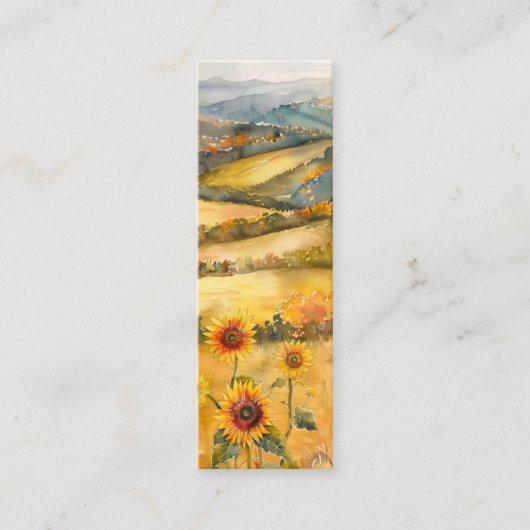 Lesezeichen-Karte markieren Mini Visitenkarte (Vorderseite)