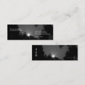 Lesezeichen No.3/Tao Te Ching No.3/ Mini Visitenkarte (Vorne/Hinten)