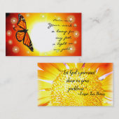 Lesezeichen oder Karte zum Lesen (Vorne/Hinten)