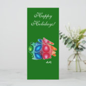 Lesezeichen Quadric Happy Holidays (Stehend Vorderseite)