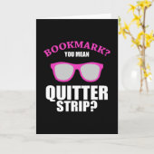 Lesezeichen Sie Gemeine Quitter Strip Book Lover Karte (Gelbe Blume)