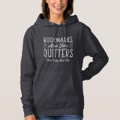 Lesezeichen sind für Quitts Personalisiert Buchklu Hoodie (Vorderseite)