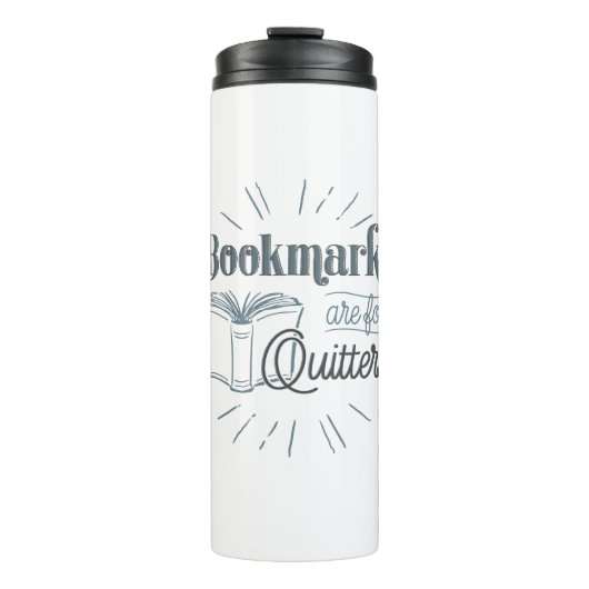 Lesezeichen sind für Quittstellen Thermosbecher (Vorderseite)