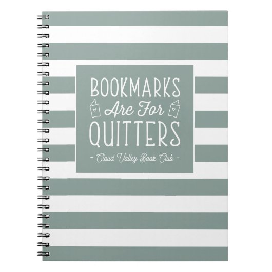 Lesezeichen sind für Quittung Personalisiert Notizblock (Vorderseite)