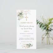 Lesezeichen Taufkarte (Stehend Vorderseite)