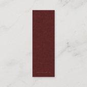 LESEZEICHEN - Unicorn u. Fee Mini Visitenkarte (Rückseite)