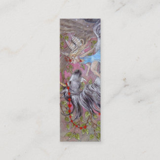 LESEZEICHEN - Unicorn u. Fee Mini Visitenkarte