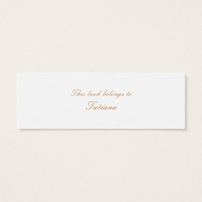 Lesezeichen Vintag (Rückseite)