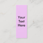 Lesezeichen Windblumen Mini Visitenkarte (Rückseite)