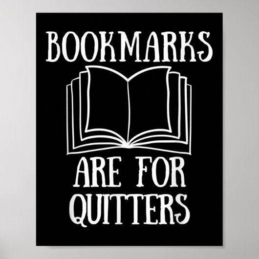 Lesezeichen zum Buchstäblich lesen Poster (Vorne)