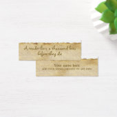 Lesezeichen zum Vintagen Papiereffekt (Schreibtisch)