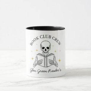 Lesezirkel Name Lustiges Skelett-Geschenk zum Lese Tasse