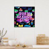 Lesezone Farben 2 Poster (Küche)