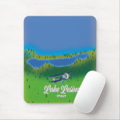 Lesina-italy-Karte Mousepad (Mit Mouse)