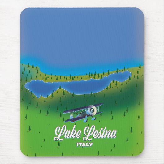 Lesina-italy-Karte Mousepad (Vorne)