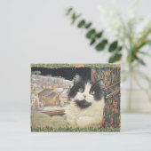  LESLEY ANNE IVORYS CHRISTMAS CAT POSTCARD POSTKARTE (Stehend Vorderseite)