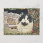  LESLEY ANNE IVORYS CHRISTMAS CAT POSTCARD POSTKARTE (Vorderseite)
