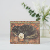 LESLEY ANNE IVORYS CHRISTMAS CAT POSTCARD POSTKARTE (Stehend Vorderseite)
