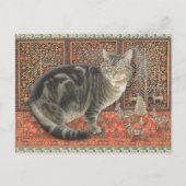 LESLEY ANNE IVORYS CHRISTMAS CAT POSTCARD POSTKARTE (Vorderseite)