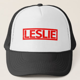 Leslie Briefmarke Truckerkappe