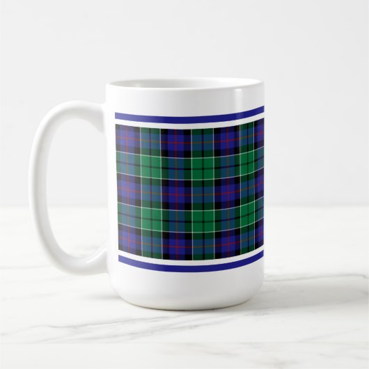 Leslie Clan Hunting Tartan Kaffeetasse (Links)