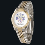 Leslie Familienwappen Coat of Arms Armbanduhr<br><div class="desc">Leslie Familienwappen und schottisches Leslie Wappen. Für Männer mit dem Nachnamen Leslie und für Frauen mit dem Nachnamen Leslie. Klicken Sie auf unseren Shop: 'Leslie Familienwappen' um alle unsere Designs mit dem Familiennamen Leslie zu sehen.</div>