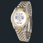 Leslie Familienwappen Coat of Arms Armbanduhr<br><div class="desc">Leslie Familienwappen und schottisches Leslie Wappen. Für Männer mit dem Nachnamen Leslie und für Frauen mit dem Nachnamen Leslie. Klicken Sie auf unseren Shop: 'Leslie Familienwappen' um alle unsere Designs mit dem Familiennamen Leslie zu sehen.</div>