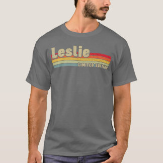 Leslie Geschenk Name Personalisiert Geburtstag Lus T-Shirt