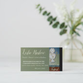 Leslie Harlow Festival Business Card Visitenkarte (Stehend Vorderseite)