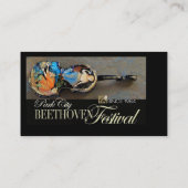 Leslie Harlow Festival Business Card Visitenkarte (Rückseite)