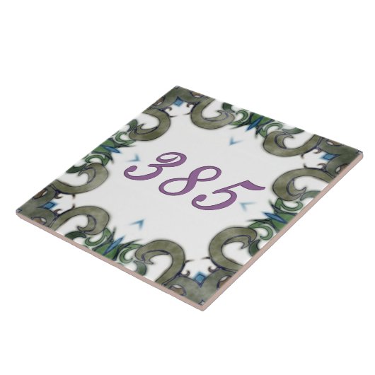 Leslie-Hausnummer Fliese (Seite)