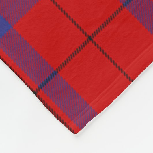 Leslie Modern Kariert Fleecedecke (Ecke)