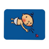 Leslie Patricelli Blow a Kiss Baby Magnet (Horizontal)