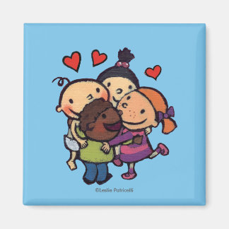 Leslie Patricelli Group Hug mit Freunden Magnet