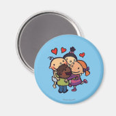Leslie Patricelli Group Hug mit Freunden Magnet (Vorderseite/Rückseite)