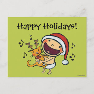 Leslie Patricelli's Fa La Baby Feiertagspostkarte