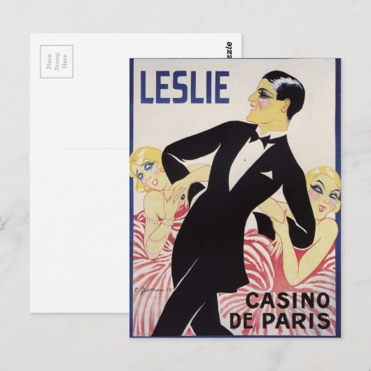 Leslie! Postkarte (Vorne/Hinten)