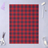 Leslie Tartan Red Blue lila kariert Seidenpapier (Basteln)