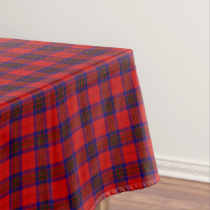 Leslie Tartan Red Blue lila kariert Tischdecke