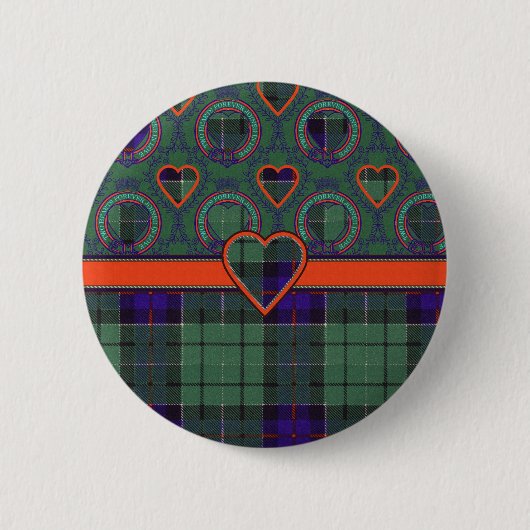 LeslieScottish Tartan Button (Vorderseite)